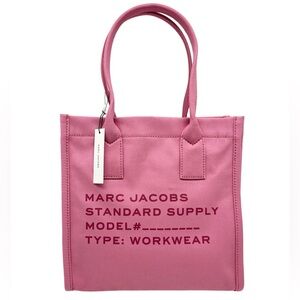 New with Tags Marc Jacobs Candy Pink Large Canvas Tote